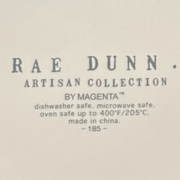 New Rae Dunn By Magenta Ceramic Large Round Souffle Baking Dish - Picture 5 of 8